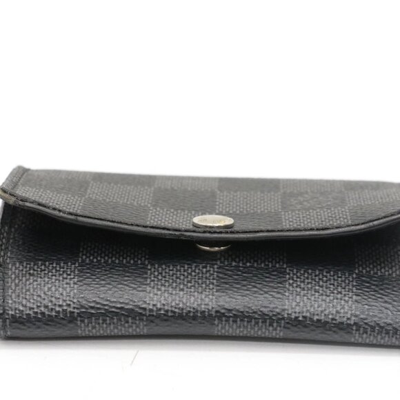 Louis Vuitton Damier Graphite 6 Key Holder Case Wallet - Picture 7 of 16